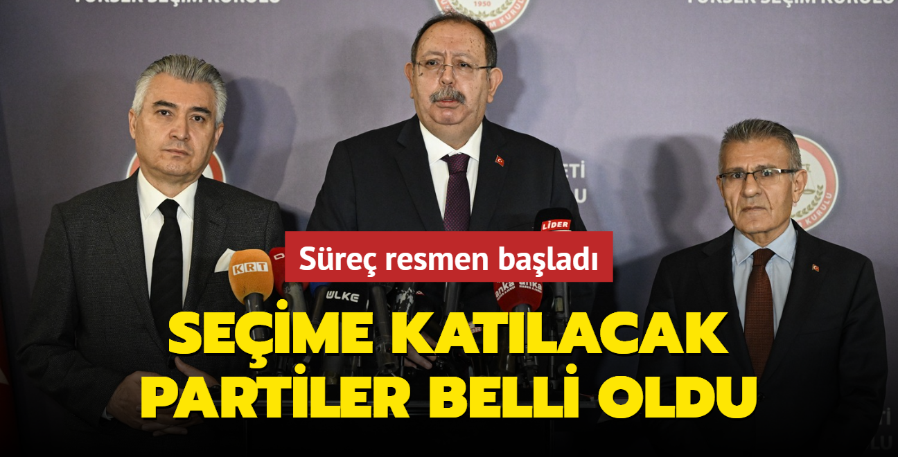 Süreç Başladı! Yerel Seçime Katılacak Partiler Belli Oldu