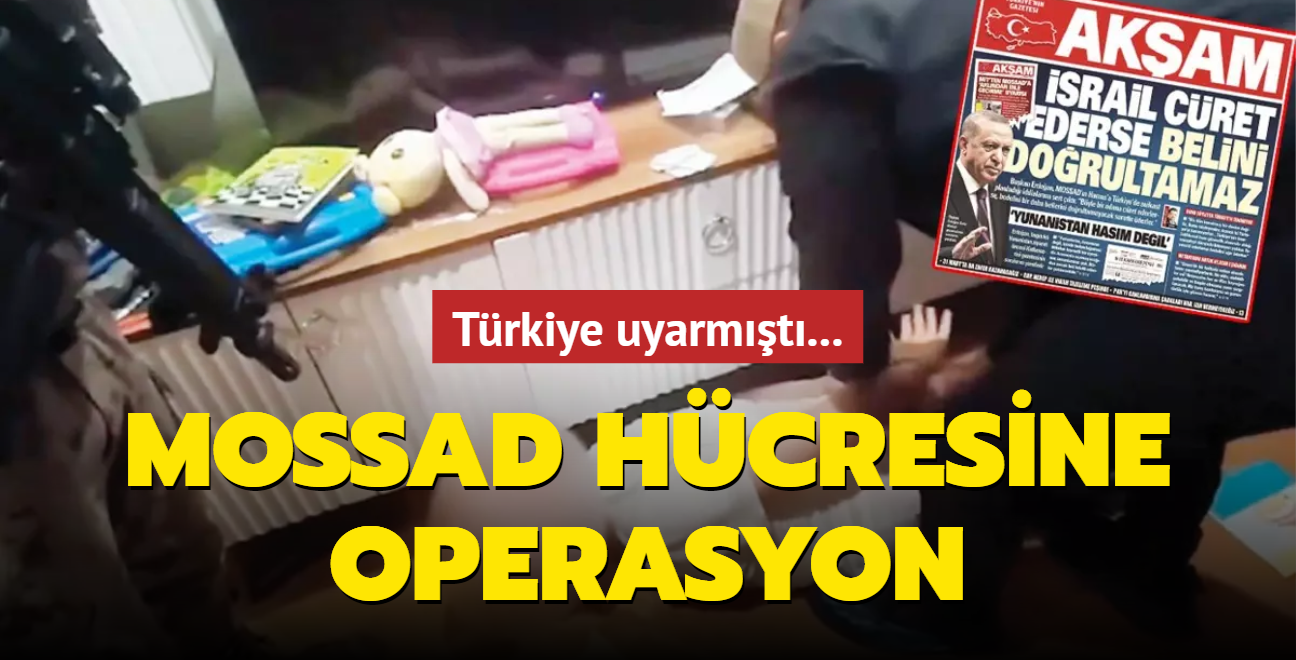 Mossad hcresine operasyon