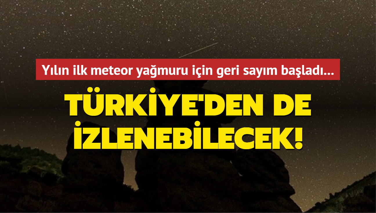 Yln ilk meteor yamuru iin geri saym balad... Trkiye'den de izlenebilecek!