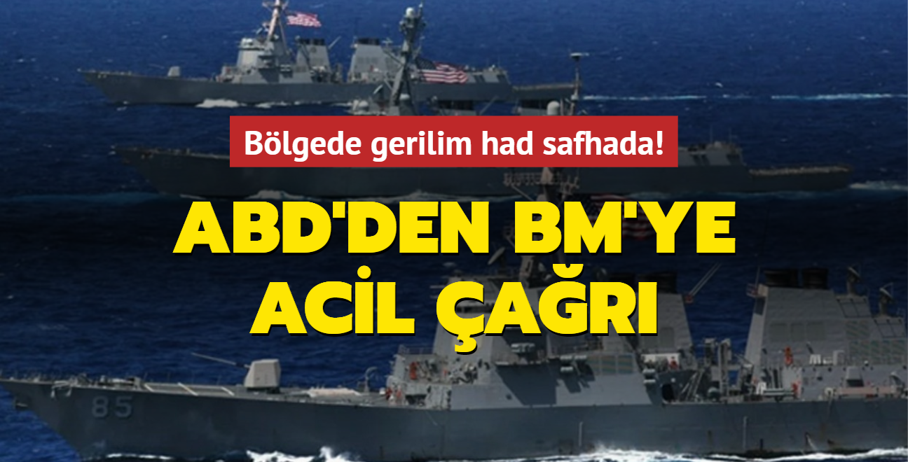 Blgede gerilim had safhada! ABD, BM'yi acil harekete gemeye ard