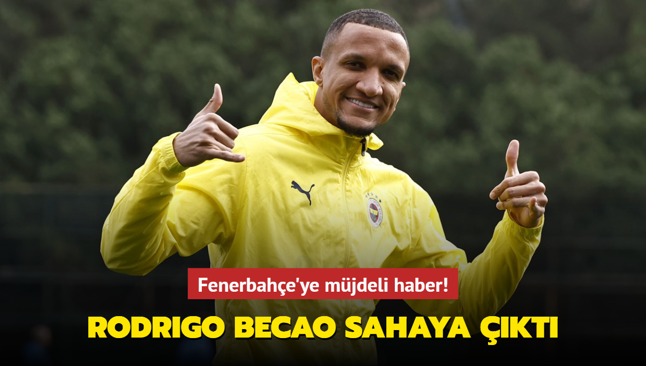 Fenerbahe'ye mjdeli haber! Rodrigo Becao sahaya kt