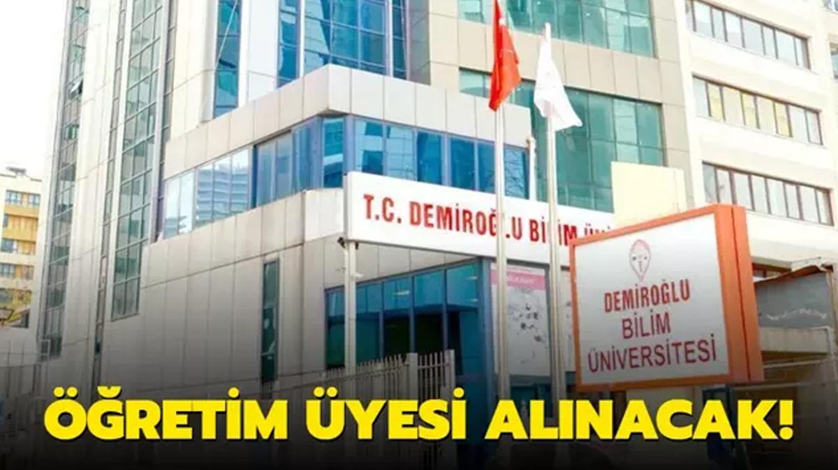 Demirolu Bilim niversitesi retim yesi alacak!