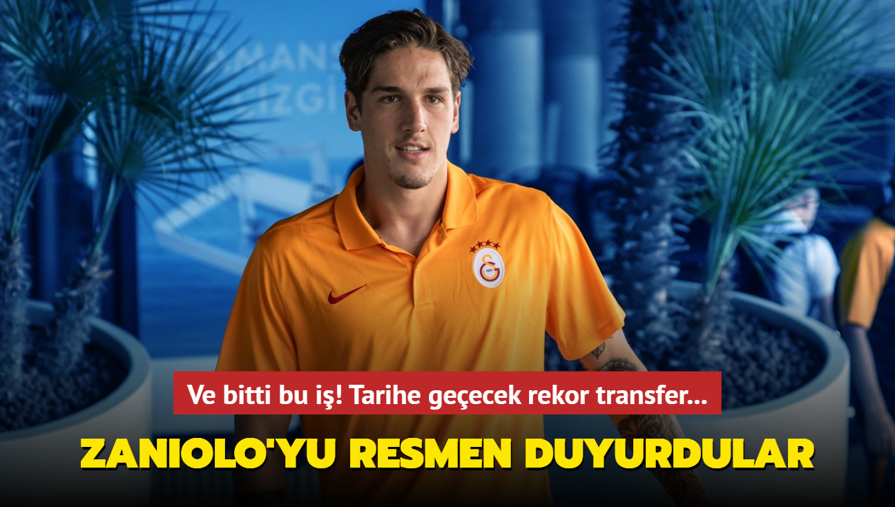 Ve bitti bu i! Nicolo Zaniolo'yu resmen duyurdular: Tarihe geecek rekor transfer...