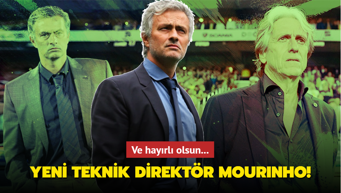 Ve hayrl olsun! Yeni teknik direktr Jose Mourinho...