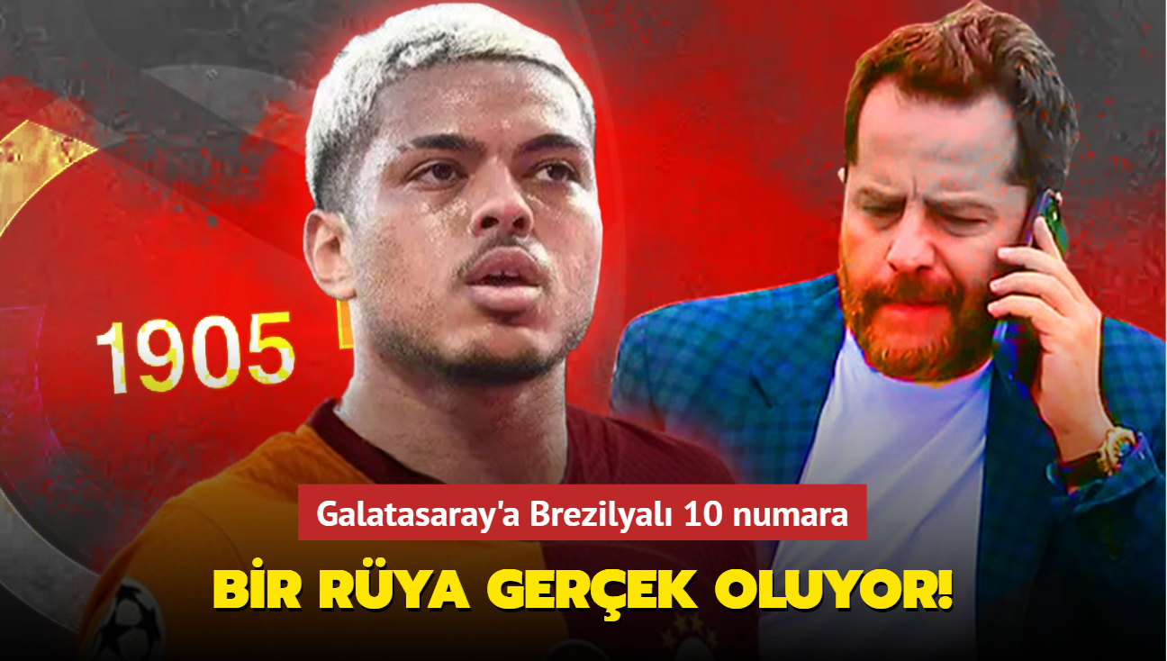 Bir rya gerek oluyor! Galatasaray'a Brezilyal 10 numara...