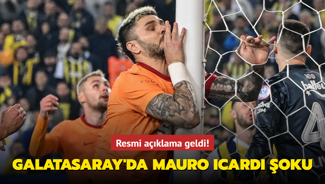 Galatasaray'da Mauro Icardi oku! Resmi aklama geldi