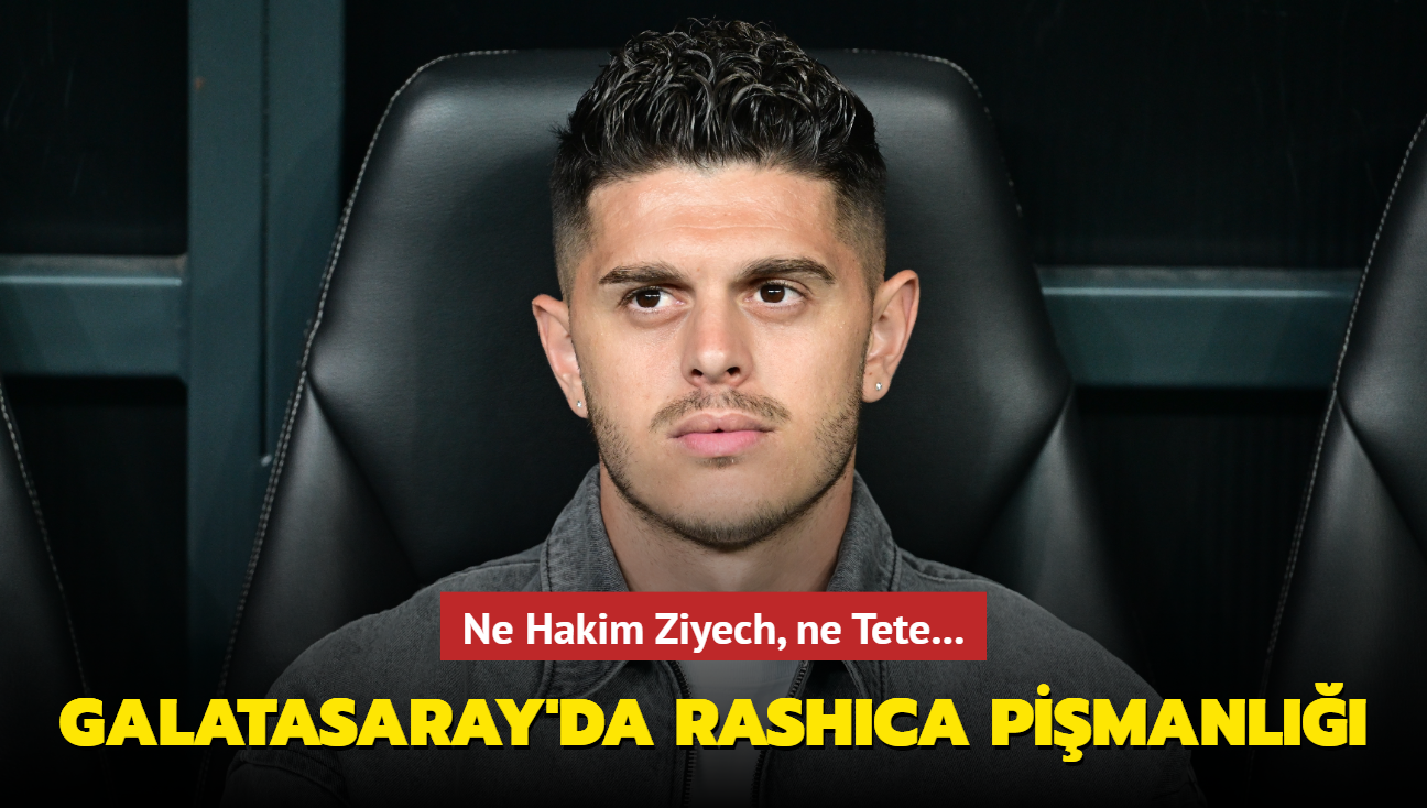 Galatasaray'da Milot Rashica pimanl! Ne Hakim Ziyech, ne Tete...