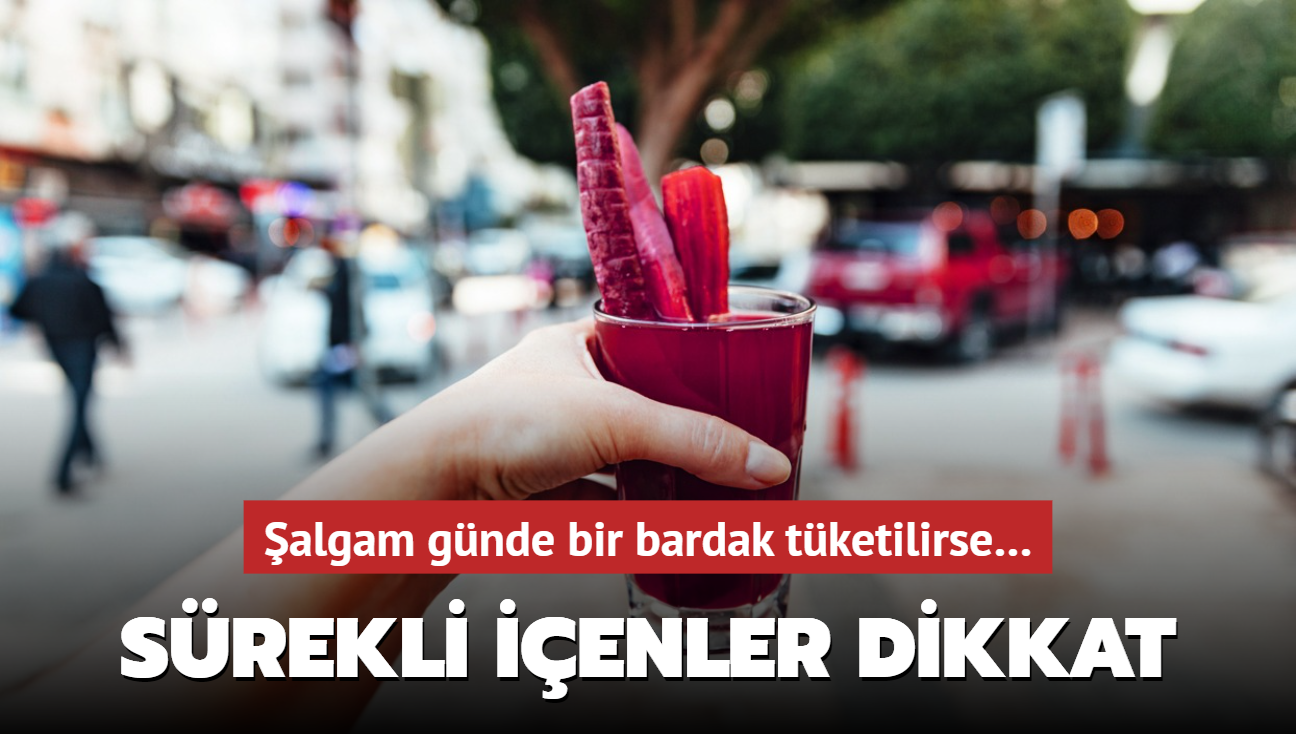 Srekli ienler dikkat! algam gnde bir bardak tketildiinde...