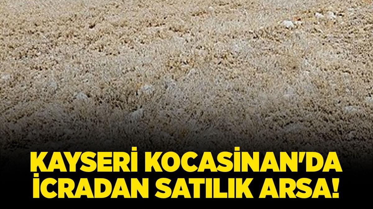 Kayseri Kocasinan'da icradan satlk arsa!