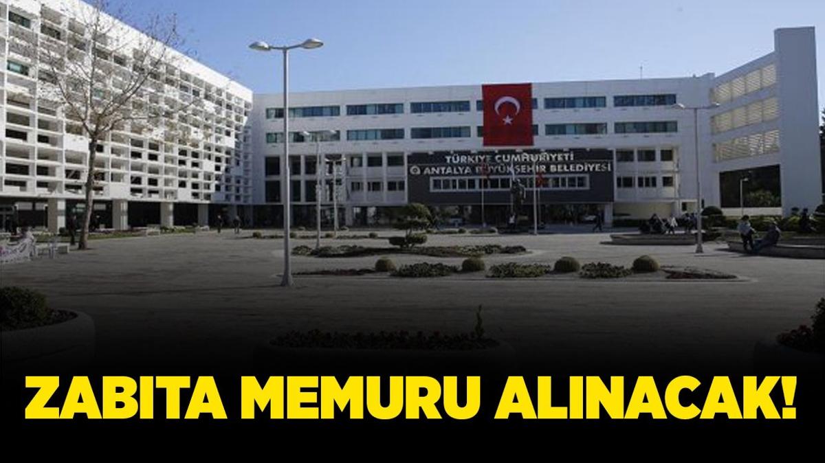 Antalya Bykehir Belediyesi 73 memur alm yapacak!