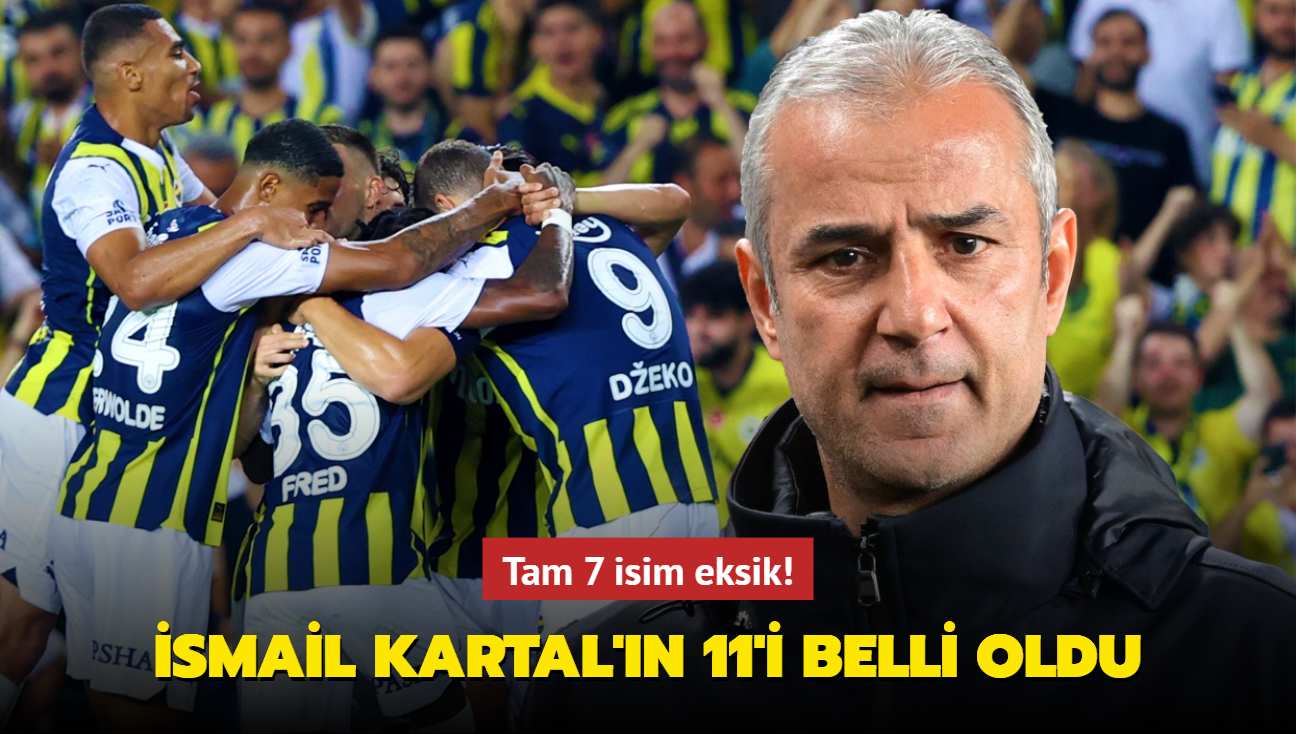 Tam 7 isim eksik! smail Kartal'n stanbulspor 11'i belli oldu