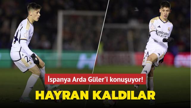 spanya Arda Gler'i konuuyor! Hayran kaldlar