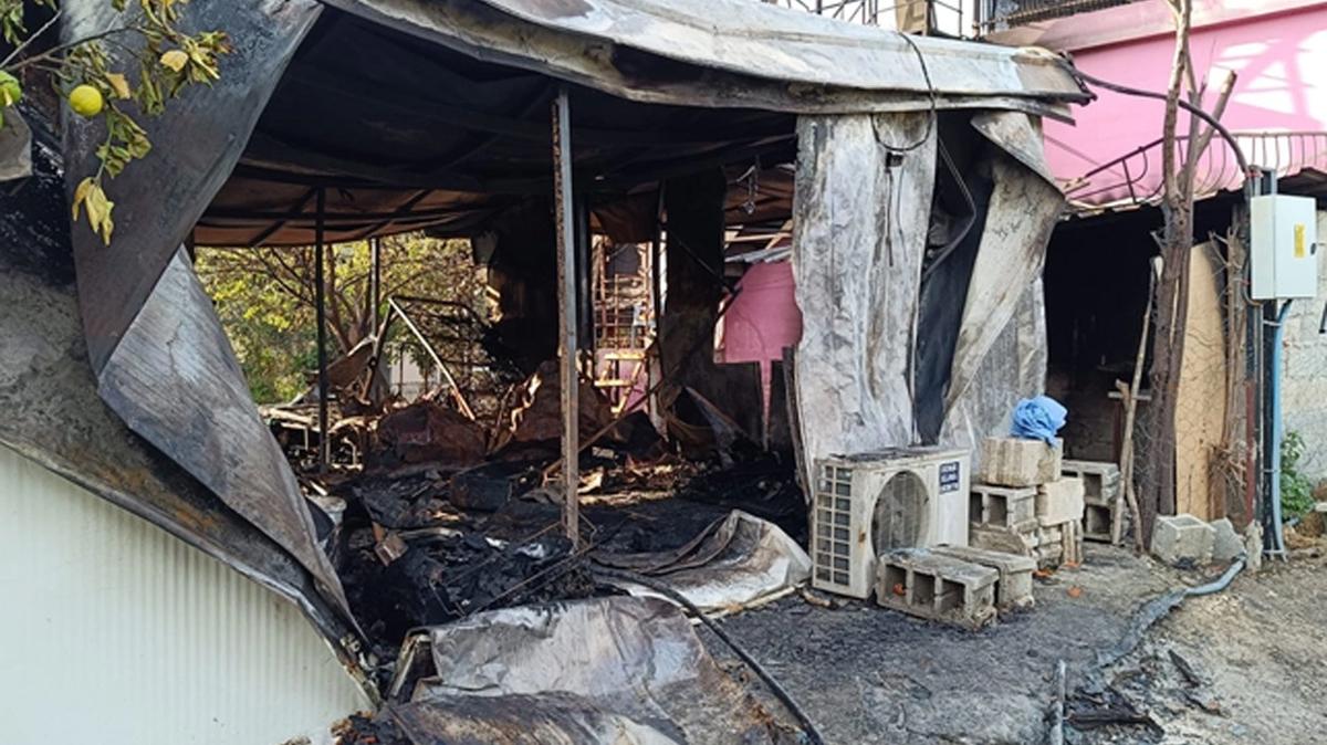 Hatay'da prefabrik evde yangn: 2 ocuk hayatn kaybetti