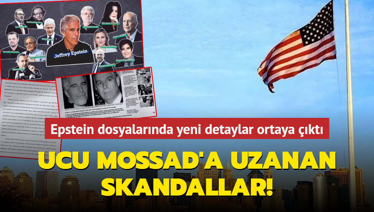 Epstein dosyalarnda yeni detaylar ortaya kt... Ucu Mossad'a uzanan skandallar!