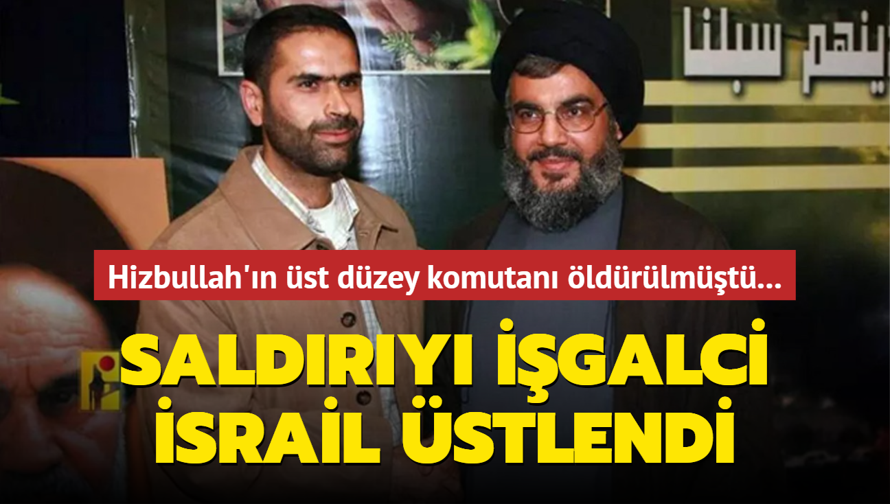 Hizbullah'n st dzey komutan ldrlmt... Saldry srail stlendi