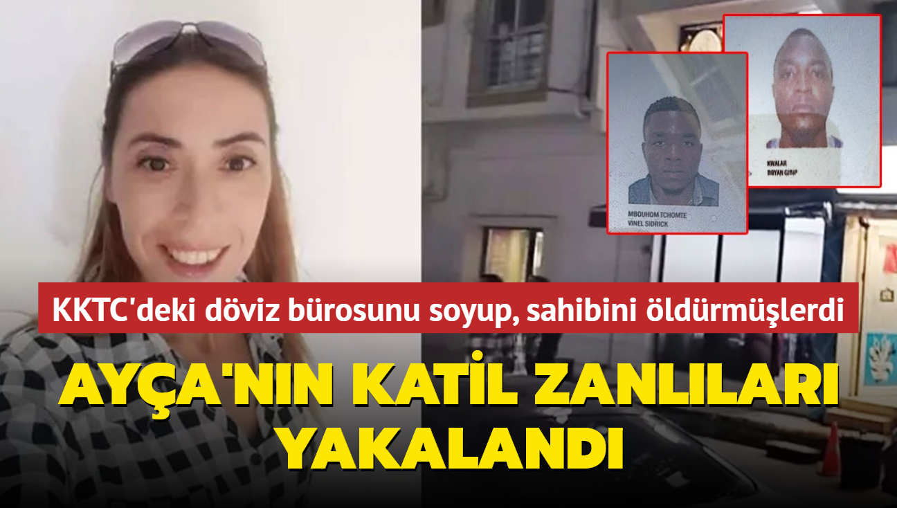 KKTC'deki dviz brosunu soyup, sahibini ldrmlerdi... Katil zanllar yakaland