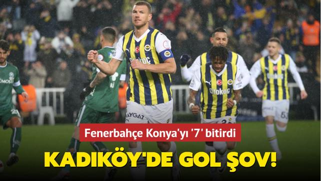 MA SONUCU: Fenerbahe 7-1 Konyaspor