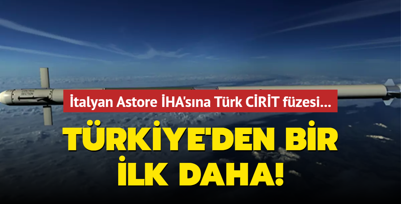 Trkiye'den bir ilk daha: talyan Astore HA'sna Trk CRT fzesi