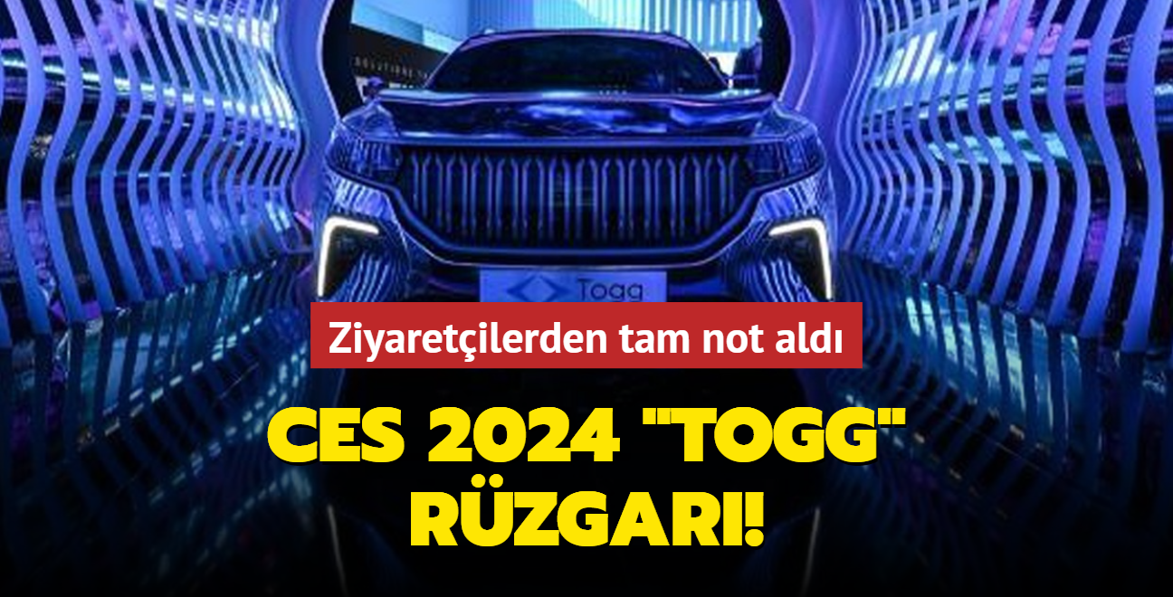 CES 2024 Togg rzgar! Ziyaretilerden tam not ald