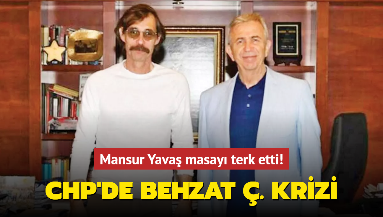 Erdal Beikiolu aday gsterilince Mansur Yava masay terk etti! CHP'de Behzat . krizi