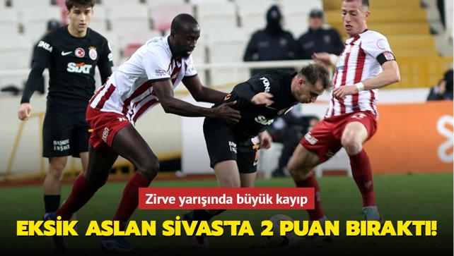 MA SONUCU: Sivasspor 1-1 Galatasaray