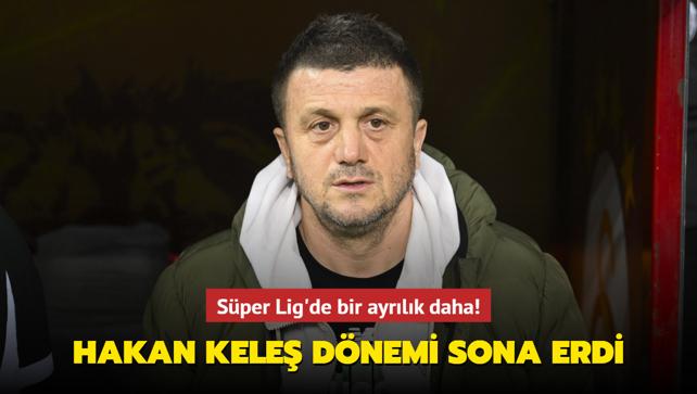 Sper Lig'de bir ayrlk daha! Konyaspor'da Hakan Kele dnemi sona erdi