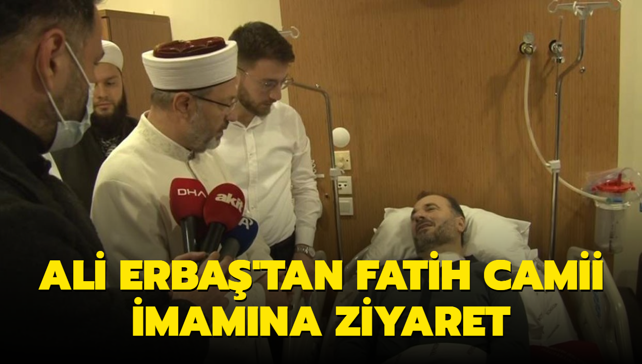 Ali Erba'tan Fatih Camii imamna ziyaret