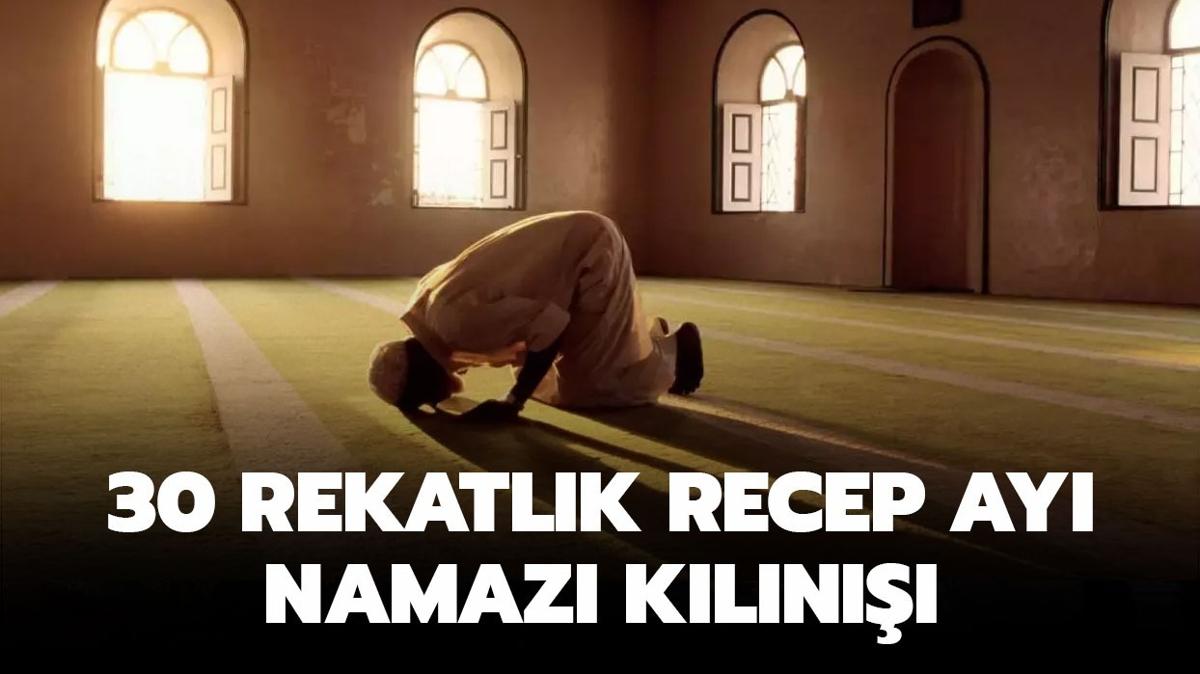 Recep ay 20 - 30 rekatlk namaza nasl niyet edilir"  aylar namaz nasl klnr" 