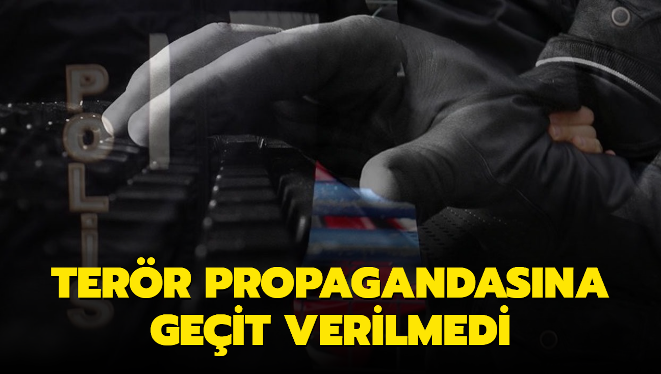 Terr propagandasna geit verilmedi: 8 gzalt