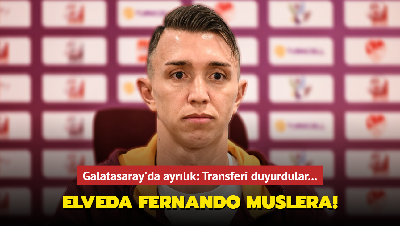 Elveda Fernando Muslera! Galatasaray'da ayrlk: Transferi duyurdular...