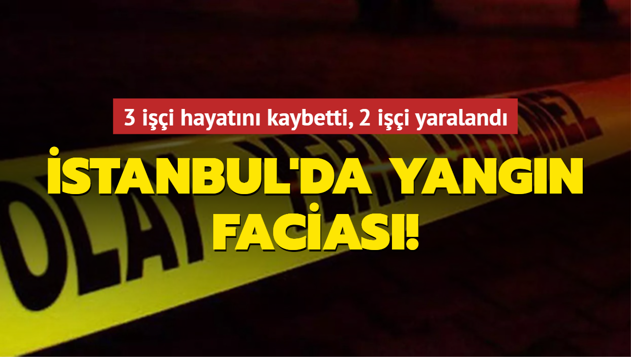 stanbul'da yangn facias! l ve yarallar var