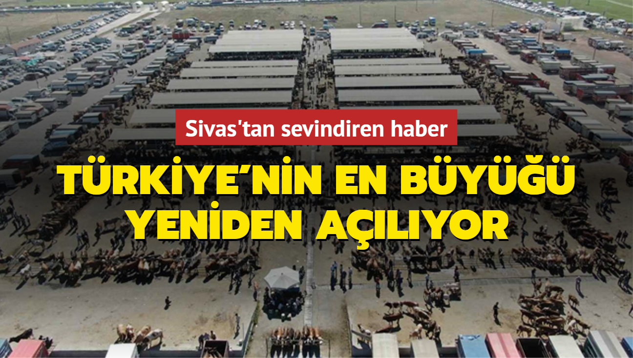 Sivas'tan sevindiren haber: Trkiye'nin en by yeniden alyor