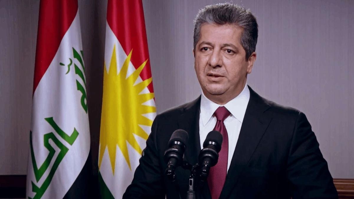 Barzani'den Erbil saldrlarn "durdurmaya abalyoruz" mesaj