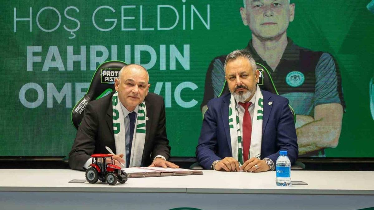 Konyaspor, Fahrudin Omerovic ile imzalar att