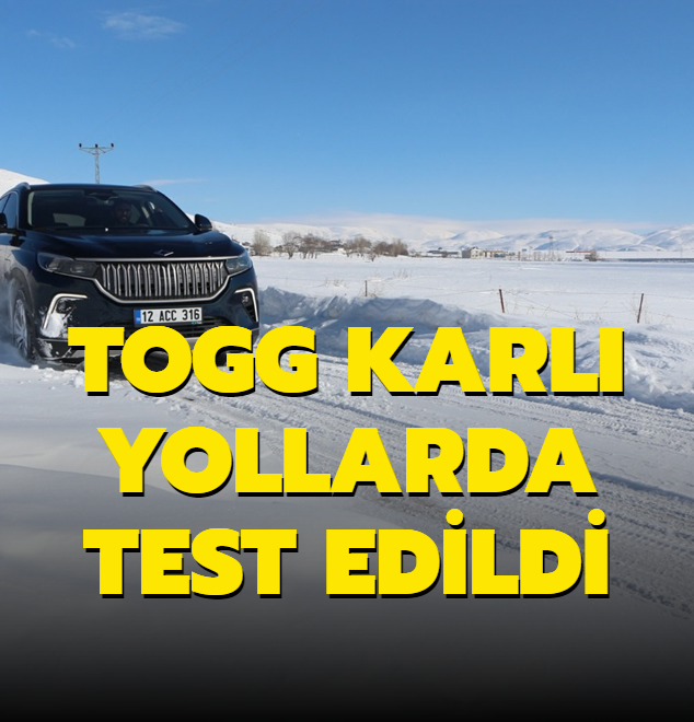 Togg karl� yollarda test edildi