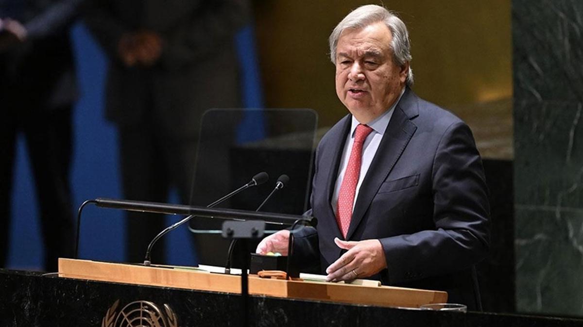 BM Genel Sekreteri Guterres, Gazze'de acil insani ateşkes çağrısını yineledi