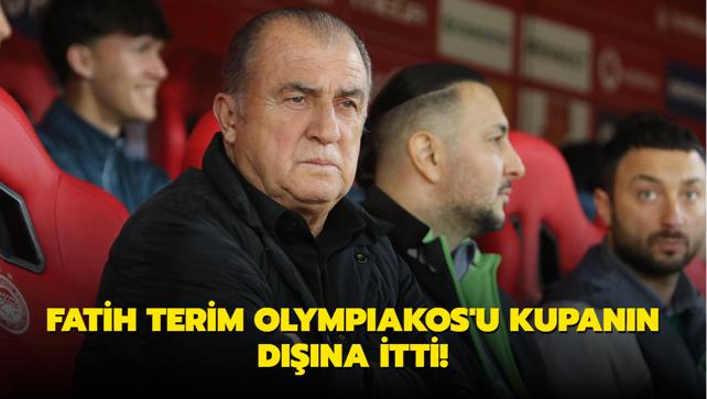 Fatih Terim'in Panathinaikos'u Olympiakos'u kupann dna itti!