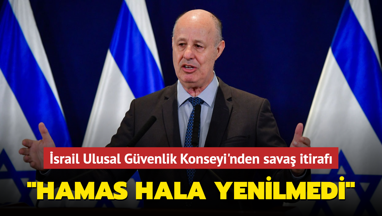 �srail Ulusal G�venlik Konseyi'nden sava� itiraf�... �Hamas hala yenilmedi�