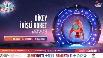 TEKNOFEST Dikey nili Roket Yarmas bavurular balad