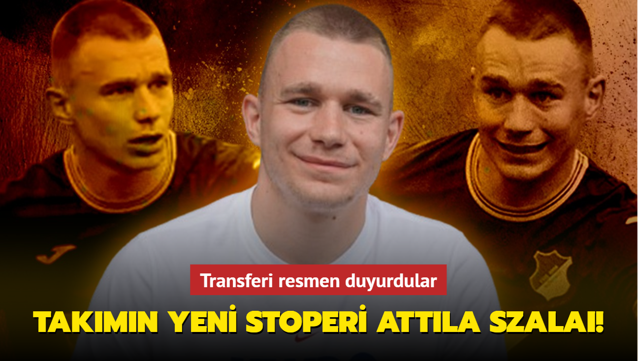 Ve takmn yeni stoperi Attila Szalai! Transferi resmen duyurdular...
