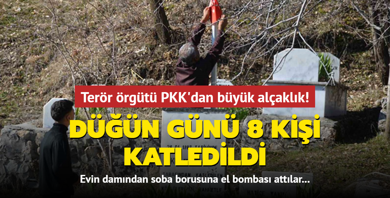Terr rgt PKK'dan byk alaklk! Dn gn 8 kiiyi katlettiler