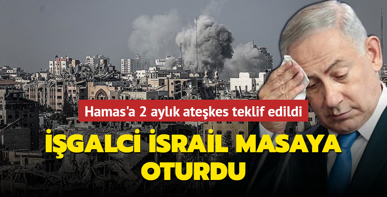 galci srail masaya oturdu... Hamas'a 2 aylk atekes teklif edildi 