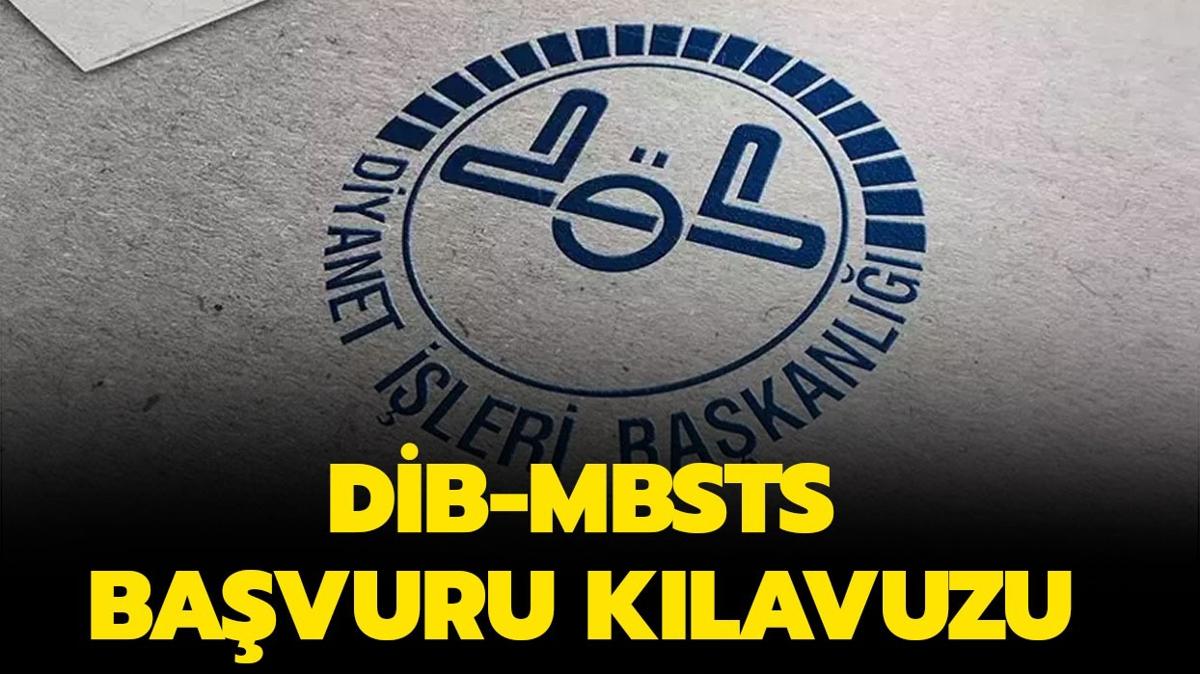 DİBMBSTS başvuru kılavuzu yayınlandı! 2024 DİBMBSTS sınavı ne zaman?