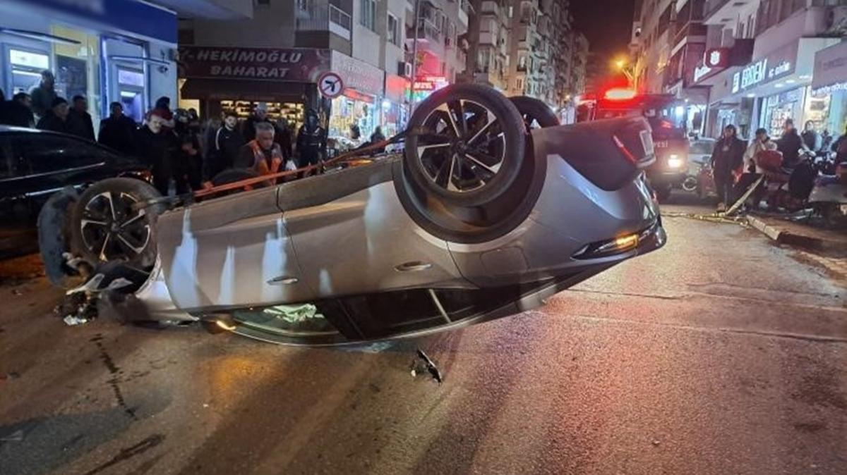 zmir'de feci lm! Silahla yaralandktan sonra kaza yapt