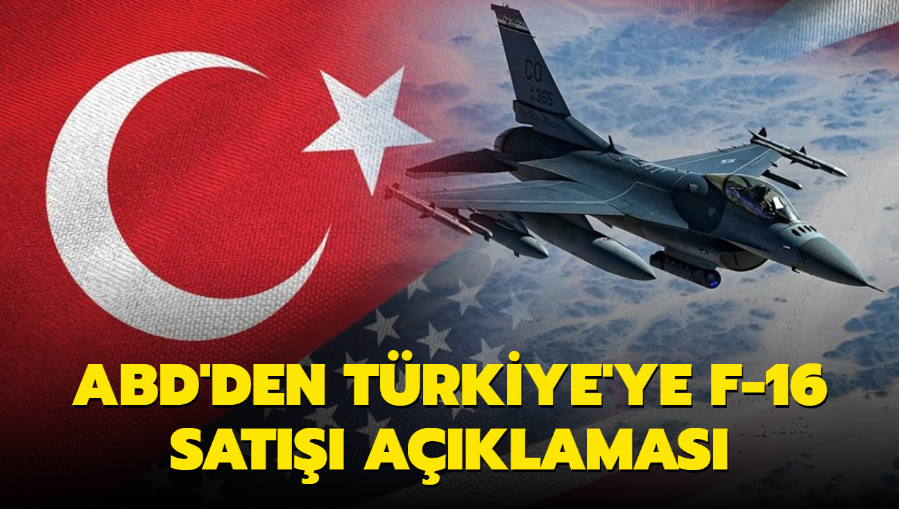 ABD'den Trkiye'ye F-16 sat aklamas