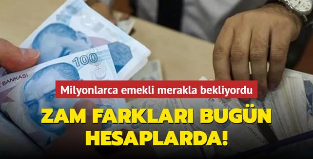 Milyonlarca Emekli Merakla Bekliyordu Zam Farklar Bug N Hesaplarda