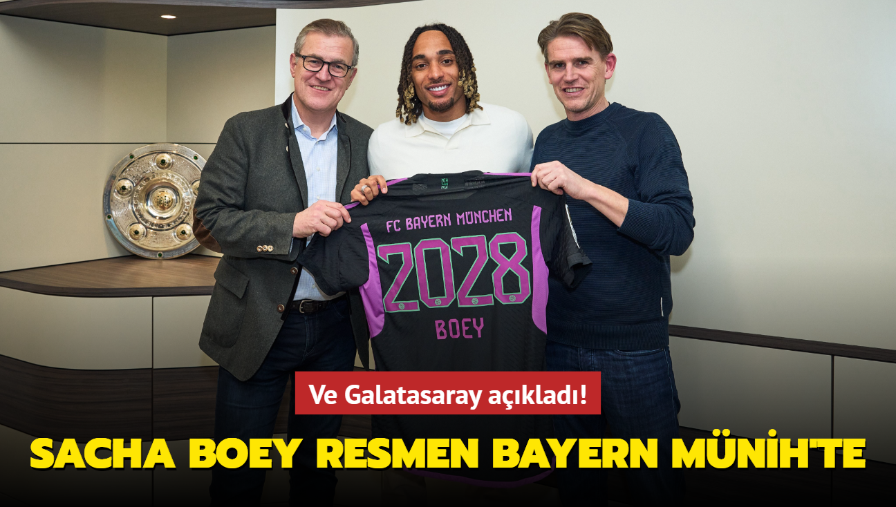 Ve Galatasaray aklad! Sacha Boey resmen Bayern Mnih'te