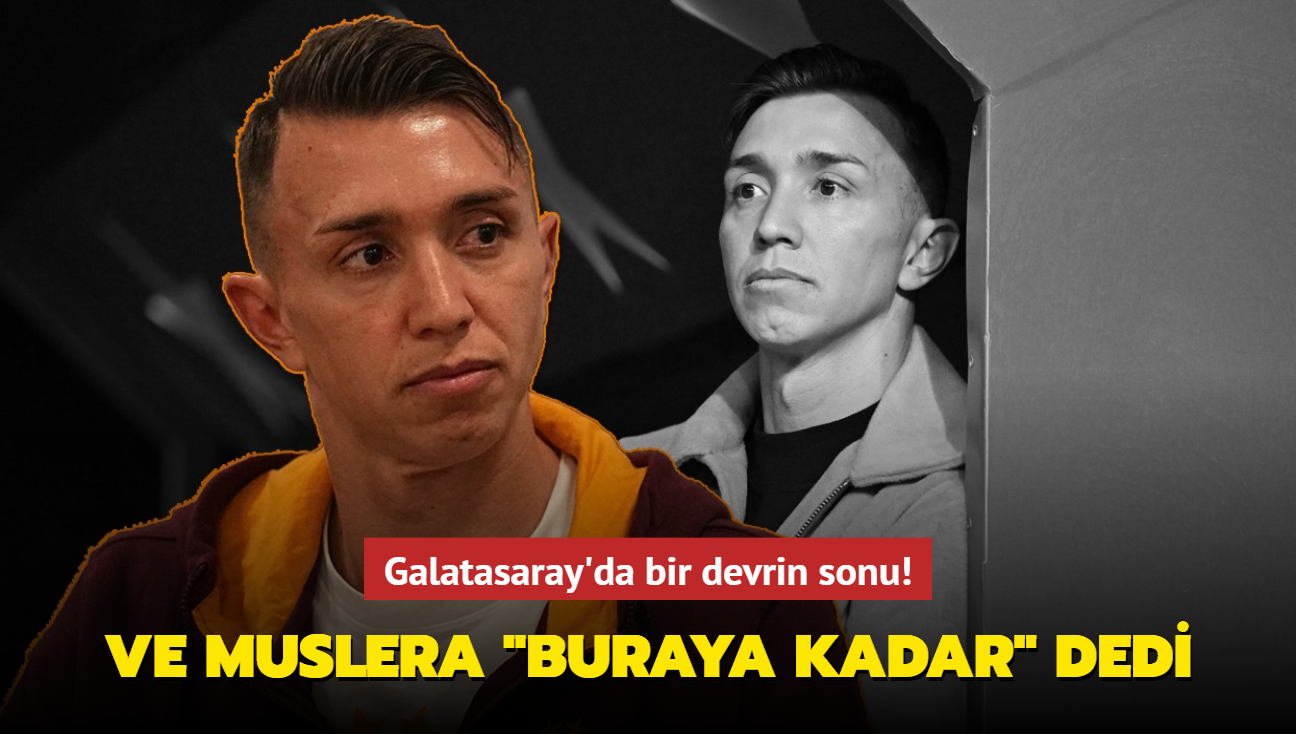 Ve Fernando Muslera "Buraya kadar" dedi! Galatasaray'da bir devrin sonu...