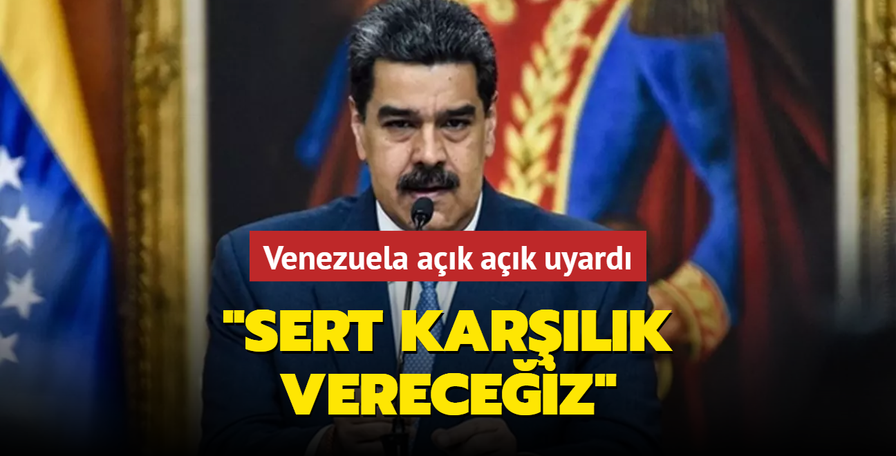 Venezuela ak ak uyard: Sert karlk vereceiz