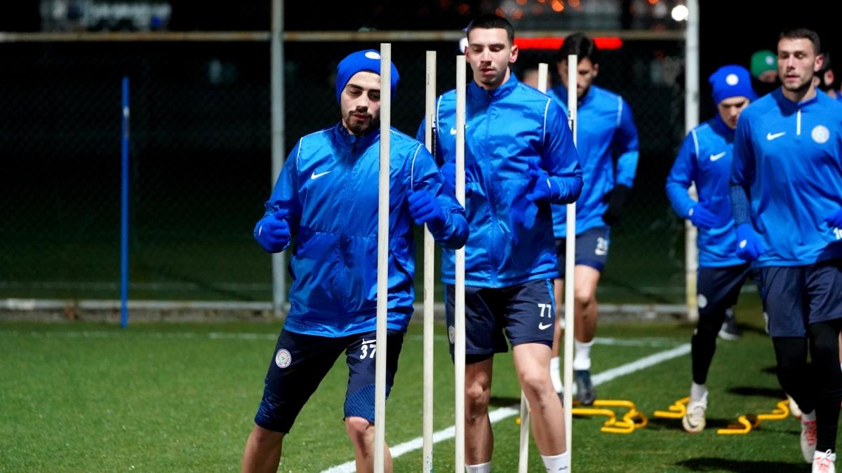 aykur Rizespor'da Konyaspor mesaisi sryor